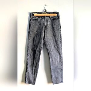 Levi's Washed Black Wedgie Jeans